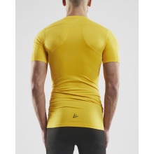Craft Kompressions-Tshirt (enganliegend) Pro Control Unterwäsche gelb Herren